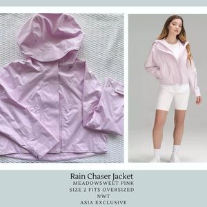 🆕 Lululemon Rain Chaser Jacket Meadowsweet Pink